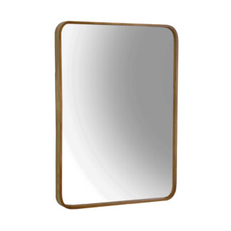 Specchio legno oro rettangolare cm50x70x4,8
