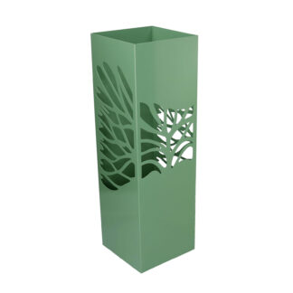 Portaombrelli metallo albero verde quadro cm15,5x15,5h49
