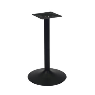 Base tavolo acciaio nero tondo cm ø45h72