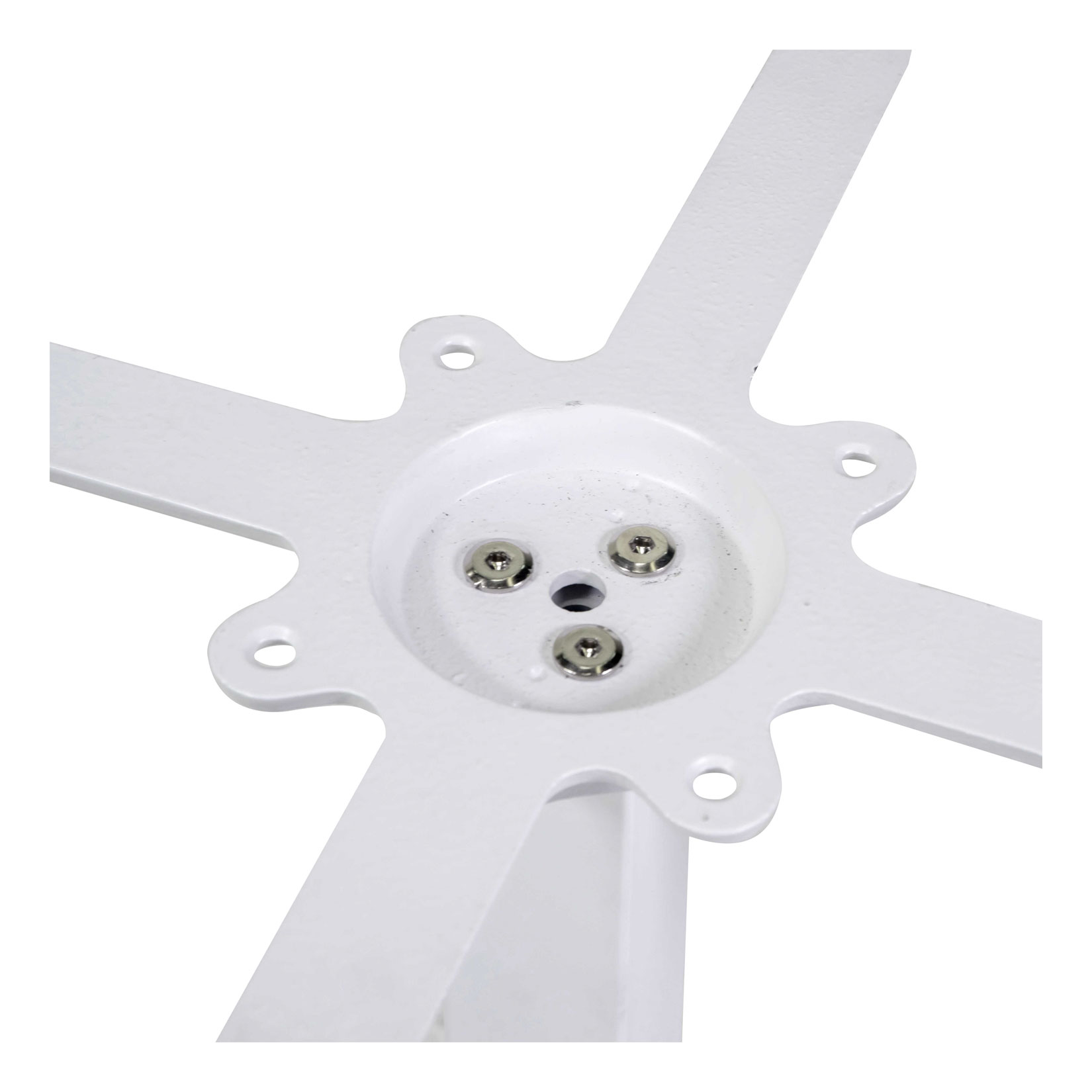 Base tavolo acciaio Peter top ghisa bianco cm55x55h73 - immagine 6